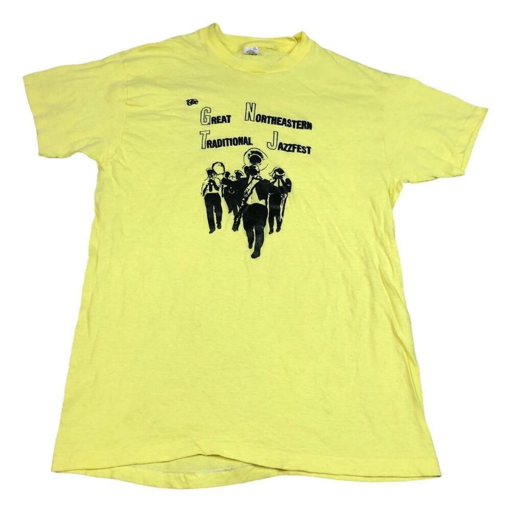 1970s Hanes The Great Northeastern Traditional Jazzfest Shirt Men's L (Fits M)